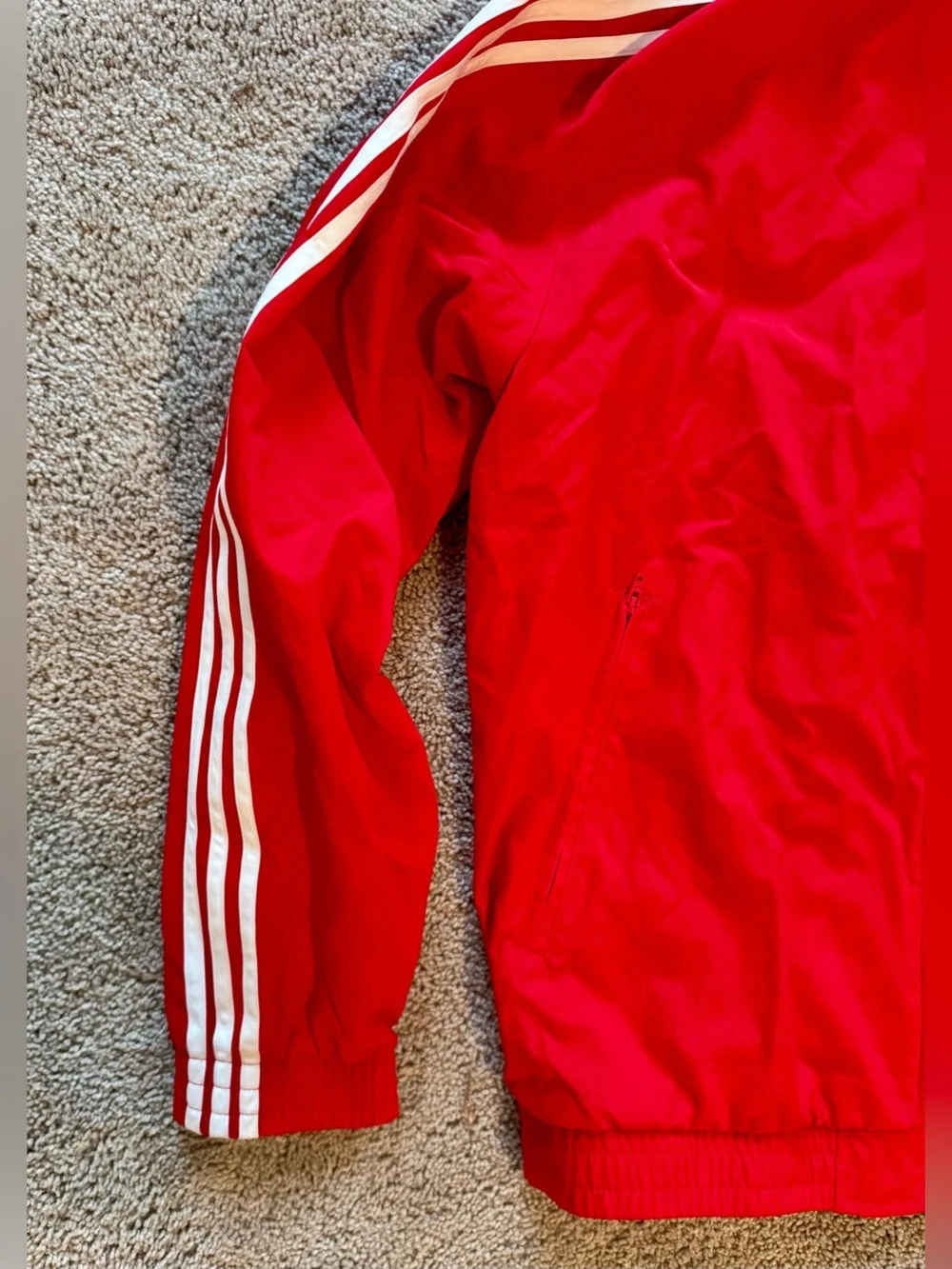 Adidas Originals Firebird Full Zip Track Jacket. Mens Lg. Red. IT2495. NWT